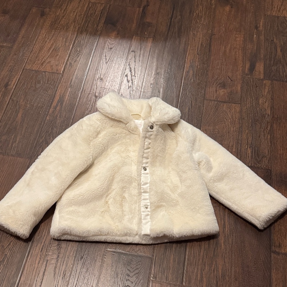 The Children's Place Cream Fleece Jacket
